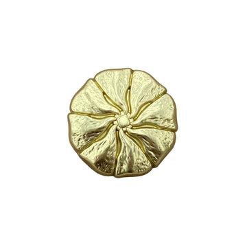 15-23mm White Nickel Flower Metal Shank Buttons for Coats 20pcs