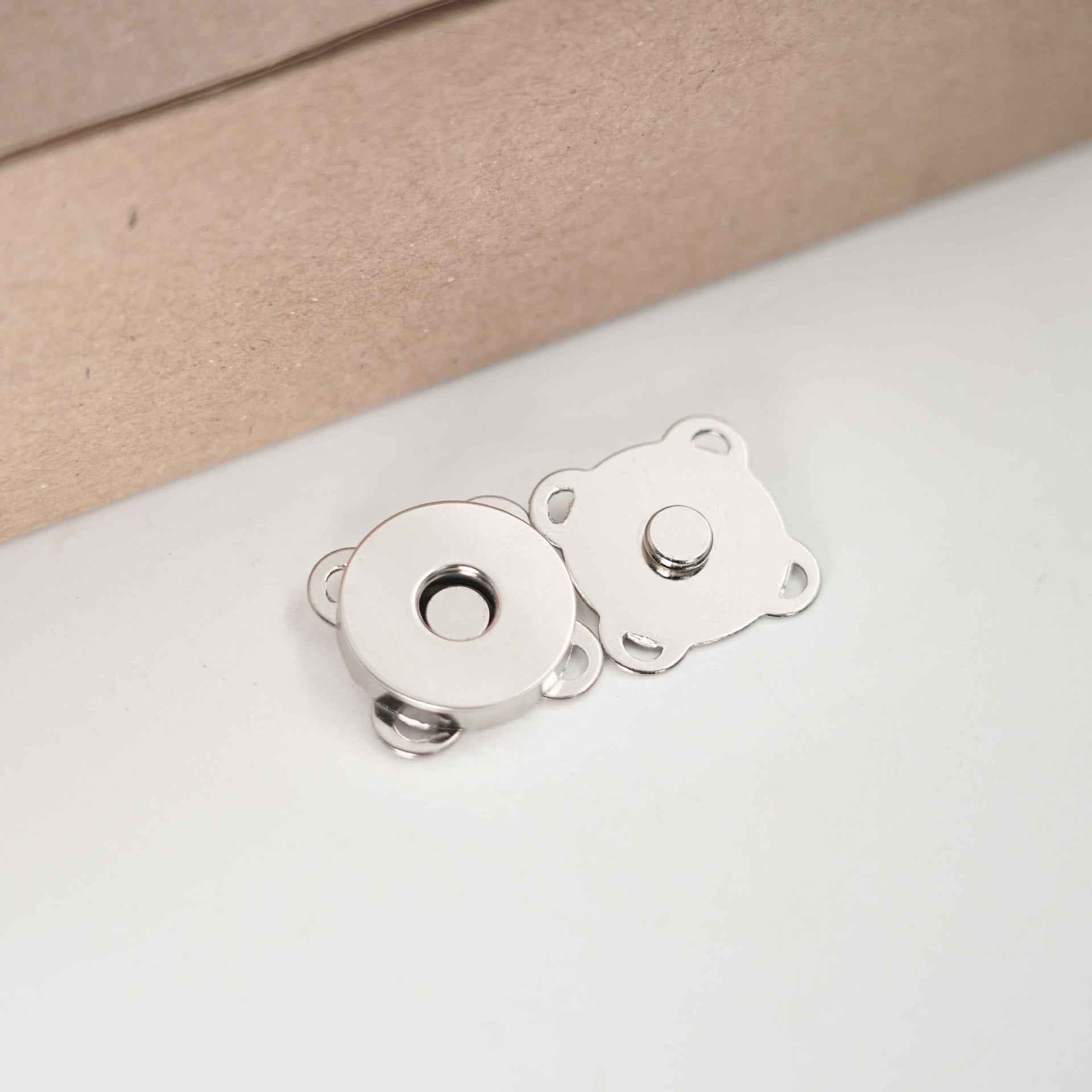 14/18mm Metal Magnetic Snap Buttons for Handmade Bags Clothing 20pcs