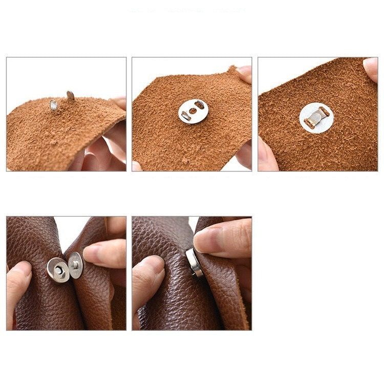 Metal Round Magnetic Snap Buttons for Bag 20pcs - Lots of Buttons