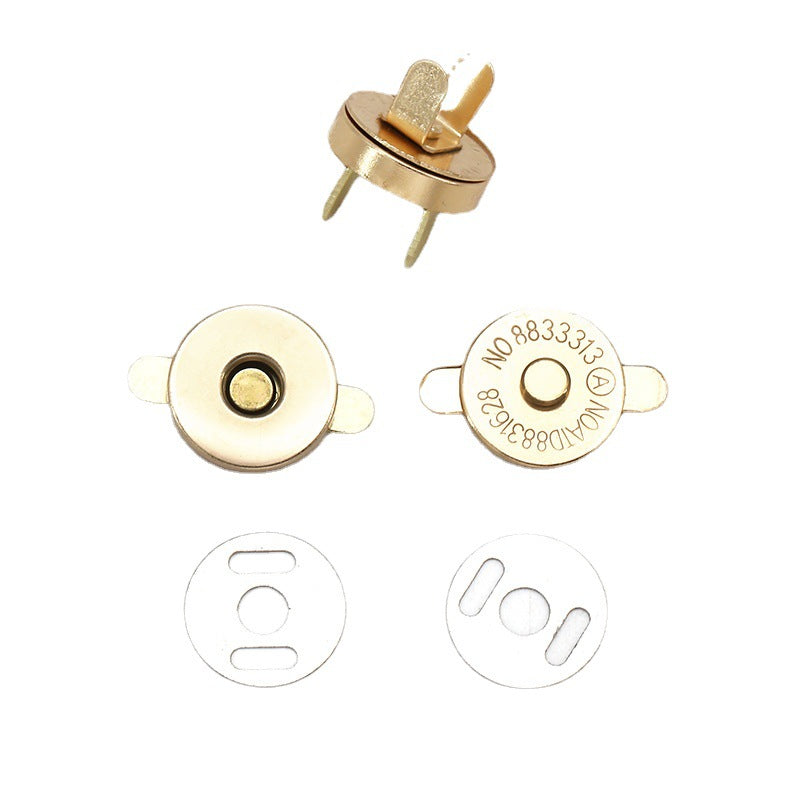 Metal Round Magnetic Snap Buttons for Bag 20pcs - Lots of Buttons