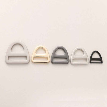 Metal D-Ring Buckles for Bag Strap Swimwear Double Loop 30 Pack