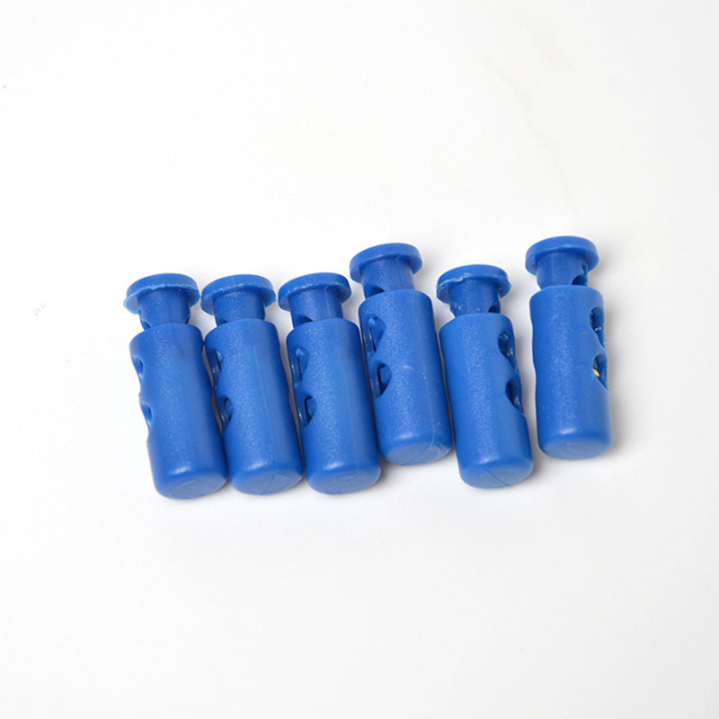 8mm průměr barevné plastové zámky na šňůry 96 kusů (6 barev)