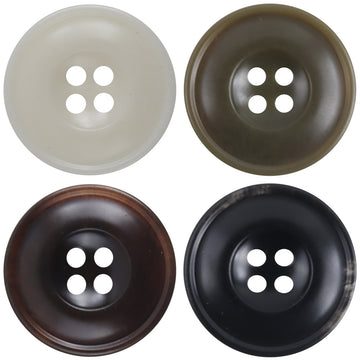 Round 4 Hole Retro Resin Buttons for Hoodies and Dresses,20pcs - Lots of Buttons