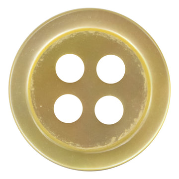 11.5MM Light Yellow Natural Shell Buttons for Silk Shirts 10pcs - Lots of Buttons