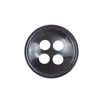 11.5mm Thickened Dark Blue Shell Buttons for Men's Luxury Silk Shirts 10pcs - Lots of Buttons