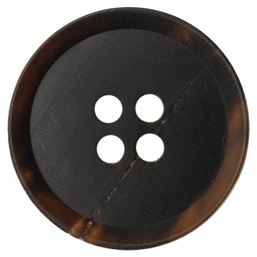 Dark Brown Genuine Horn Buttons for Casual Vintage Suits - 10pcs - Lots of Buttons
