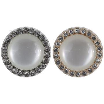 Silver Gold Zinc Alloy Metal Buttons with Diamond-Edged 10pcs - Lots of Buttons
