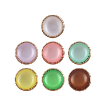 12.5mm Emerald Green Resin Buttons for Dresses Shirts 10pcs - Lots of Buttons