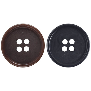Frosted Red-Brown Natural Fruit Button for Handmade Knits 10pcs - Lots of Buttons