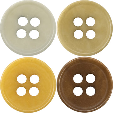11.5/12.5mm Natural Fruit Buttons for Neutral Fashion Shirts 10pcs - Lots of Buttons