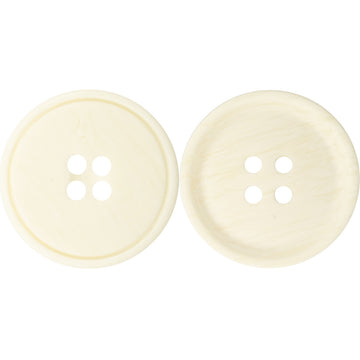 White Resin Buttons Imitated Ox-Bone Grain for Suit Jackets,20PCS - Lots of Buttons
