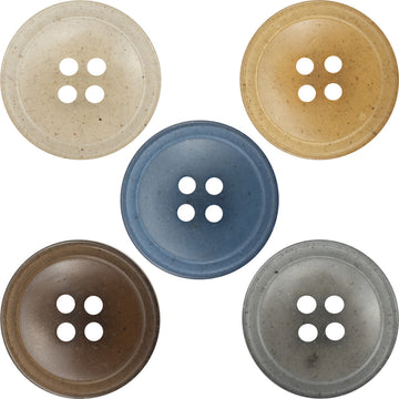 Translucent Jelly-Colored Resin Buttons for Women's Fashion Coats - 20pcs - Lots of Buttons