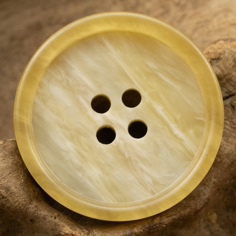 Gray Black Wood Grain Resin Buttons for Casual Pants 50 Pack - Lots of Buttons
