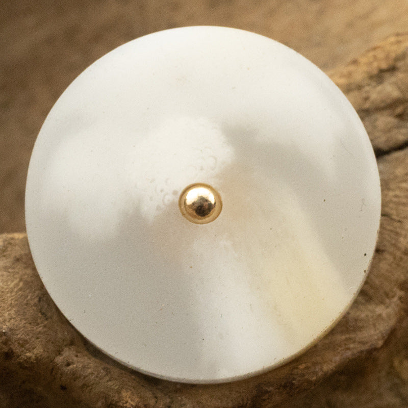 15-30mm Black Khaki Resin with White Speckle Metal Shank 30 Pack - Lots of Buttons