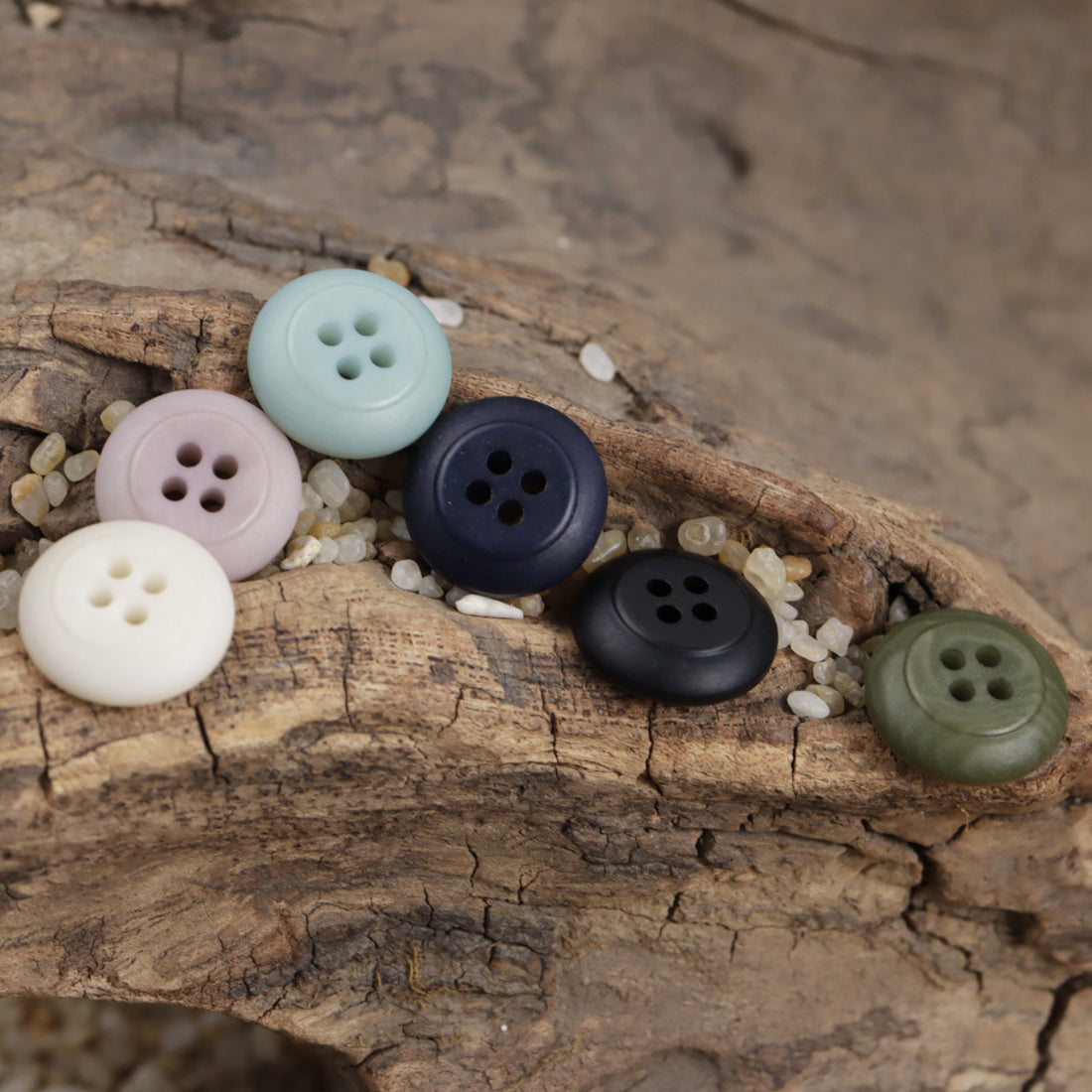 Cute Natural Tagua Nut Corozo Buttons 10 Pack - Lots of Buttons