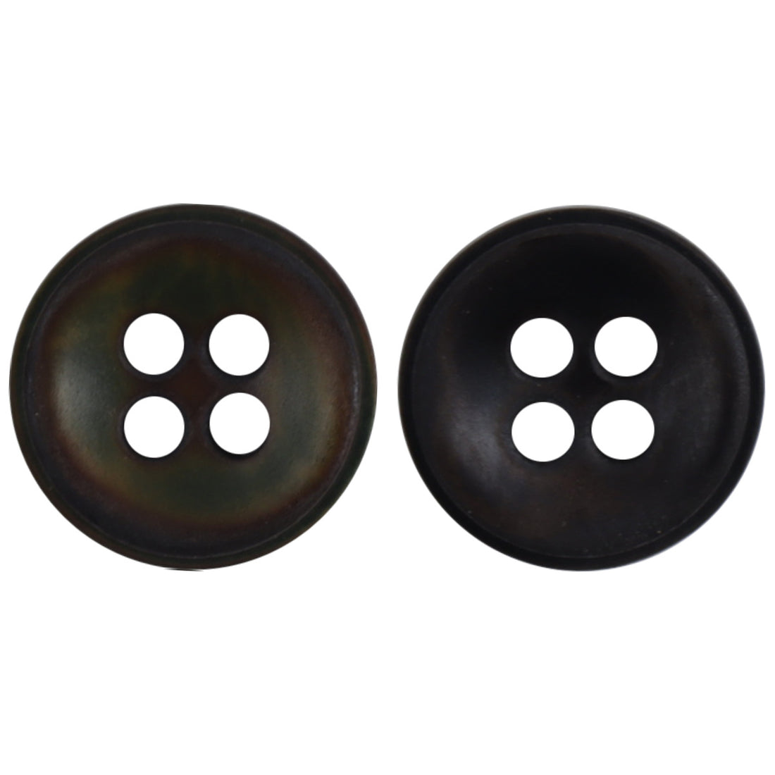 Vintage Burnt Dark Green Fruit Buttons for Shirts and Hoodies 20 Pack - Lots of Buttons