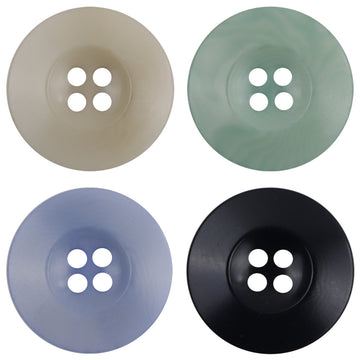 Double-Sided Chinese Style Natural Fruit Buttons 10pcs - Lots of Buttons