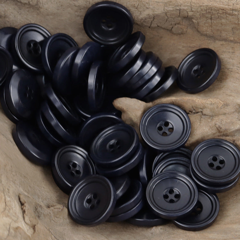 Blue-Black Natural Fruit Buttons for Spring Cardigans 10pcs - Lots of Buttons