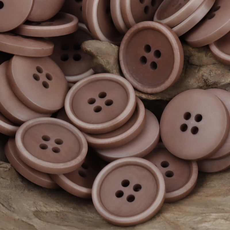 20mm Rose Red Natural Fruit Buttons for Knitted Hats and Bags 10pcs - Lots of Buttons