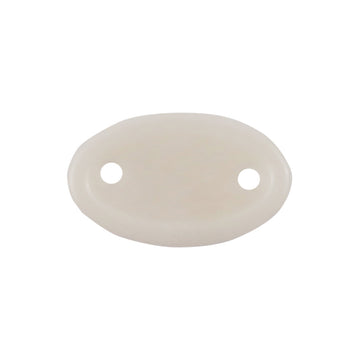 Long Oval Two-Hole Beige Natural Tagut Nut Buttons for Knitwear 10pcs - Lots of Buttons