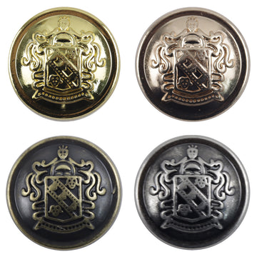 Preppy Zinc Alloy Metal Buttons for Party JK Uniforms 10pcs