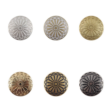 Lovely Sunflower School Style Metal Shank Buttons,10pcs