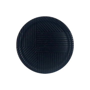 American Retro Twill Natural Real Horn Black Buttons 10pcs - Lots of Buttons