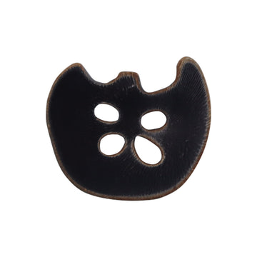 Retro Charm Apple Cow Horn Buttons 4 Hole,10pcs - Lots of Buttons