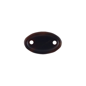 Long Oval Two-Hole Natural Real Ox Horn Buttons for Clothing Labels 10pcs - Lots of Buttons