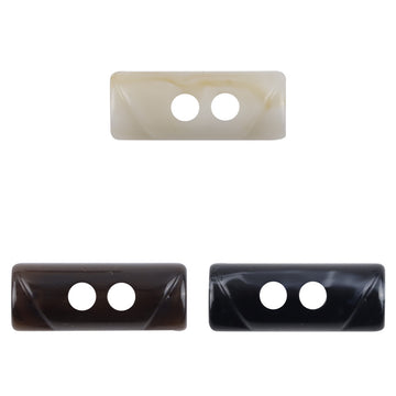 Semi Cylindrical 2 Hole Toggle Resin Buttons,10pcs - Lots of Buttons