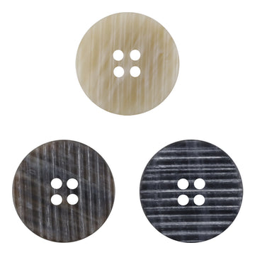 Flat Beveled Irregular Imitation Wood Grain Resin Buttons,20pcs - Lots of Buttons
