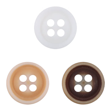 11.5mm Gradient Orange Resin Buttons for Children's Shirts 60 Pack - Lots of Buttons