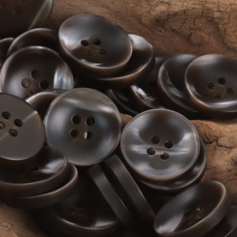 Gradient Hazy Round 4 Hole Resin Buttons 30pcs - Lots of Buttons