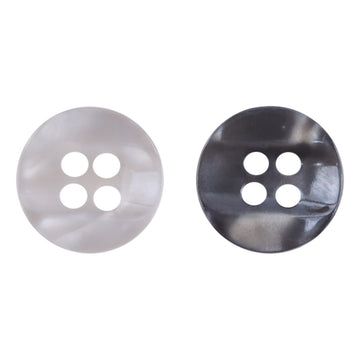 White Glitter Black Gray Curved Resin Buttons for Polo Shirts,50pcs - Lots of Buttons