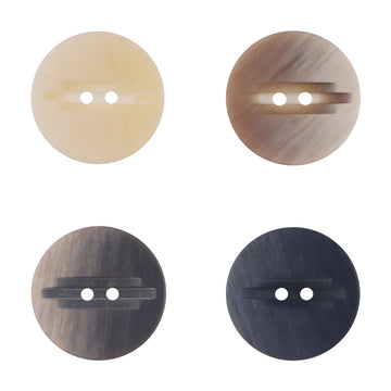 Creative Wood Grain 2-Hole Resin Buttons for Outerwear 20pcs - Lots of Buttons