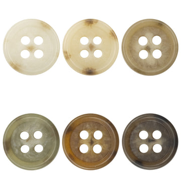 Round 4 Hole Baby Shirt Urea Buttons,60 Pack - Lots of Buttons