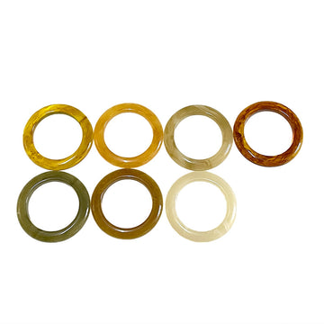 25-50mm Inre Diameter Mode Resin Ring Knappar för Kappa Skor Väska 98 Pack