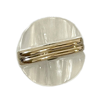 18mm Rund Resin Dubbelstång Perleliknande Knappar för Ulljackor Stickat 500st