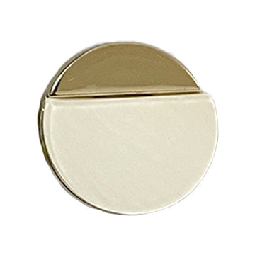 18/21.5/25mm Rund Tvåfärgad Guld- och Vit Resin Syknappar med Skänklar 500st
