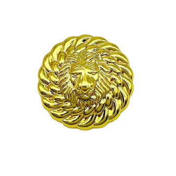 18/25/38mm British Classic Balmain Lion Head Buttons for Women's Blouses Jackets 10pcs - Lots of Buttons