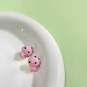 13x15mm Colorful Cartoon Dinosaur Metal Buttons with Shanks for Children's Clothing 12pcs - Lots of Buttons