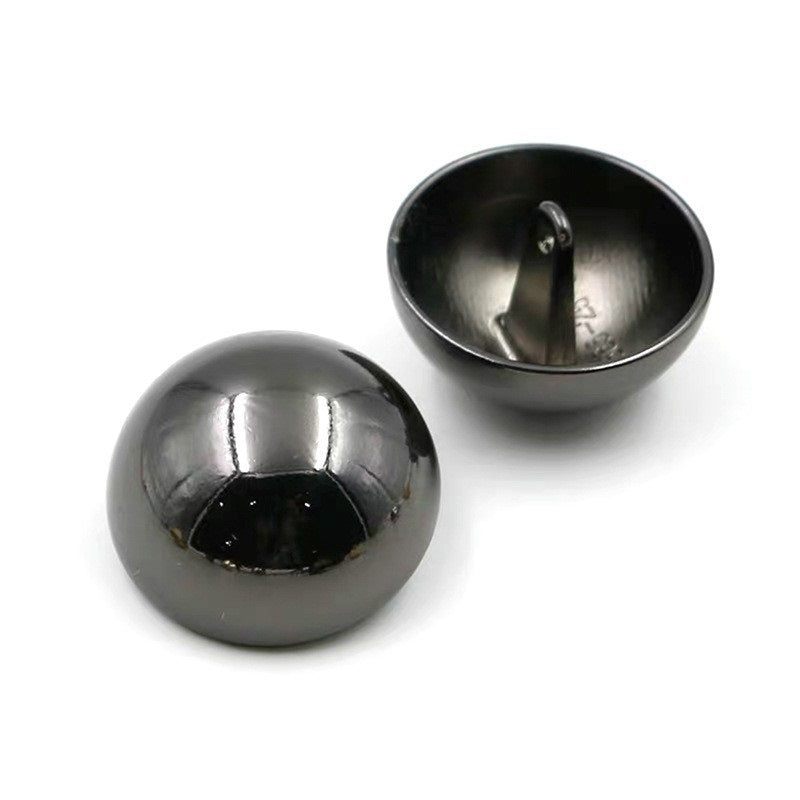 9mm-28mm gyldne sølv metal svampe knapper med blanke matte finish