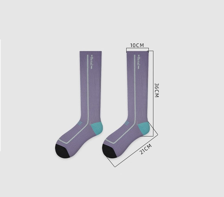 Thin Compression Running Socks for Women for Gym Jump Rope Workout