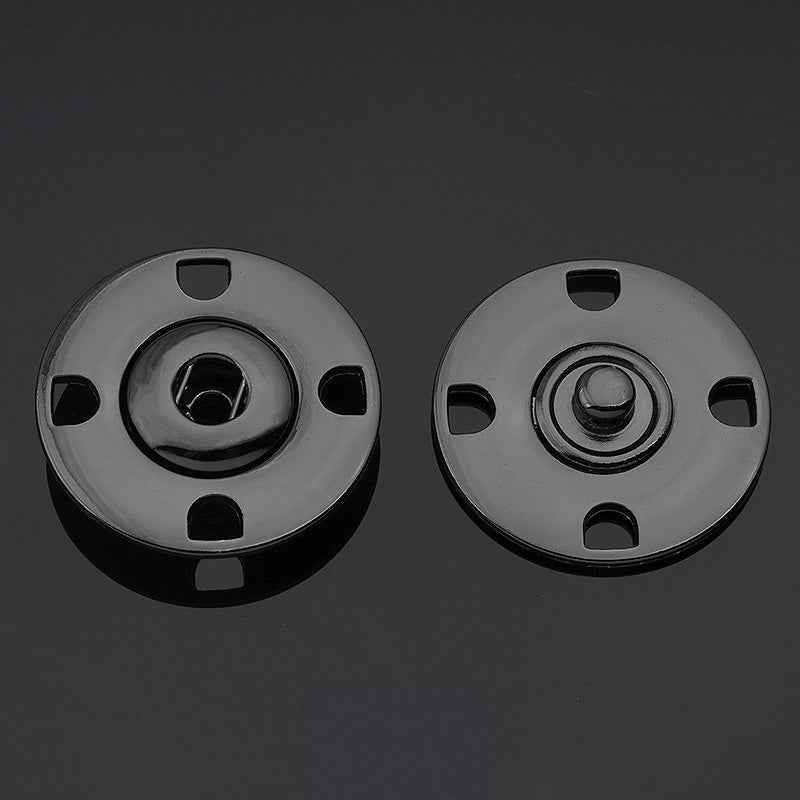 21mm/23mm/25mm Metal Hidden Snap Buttons 10pcs Invisible Fastener Set