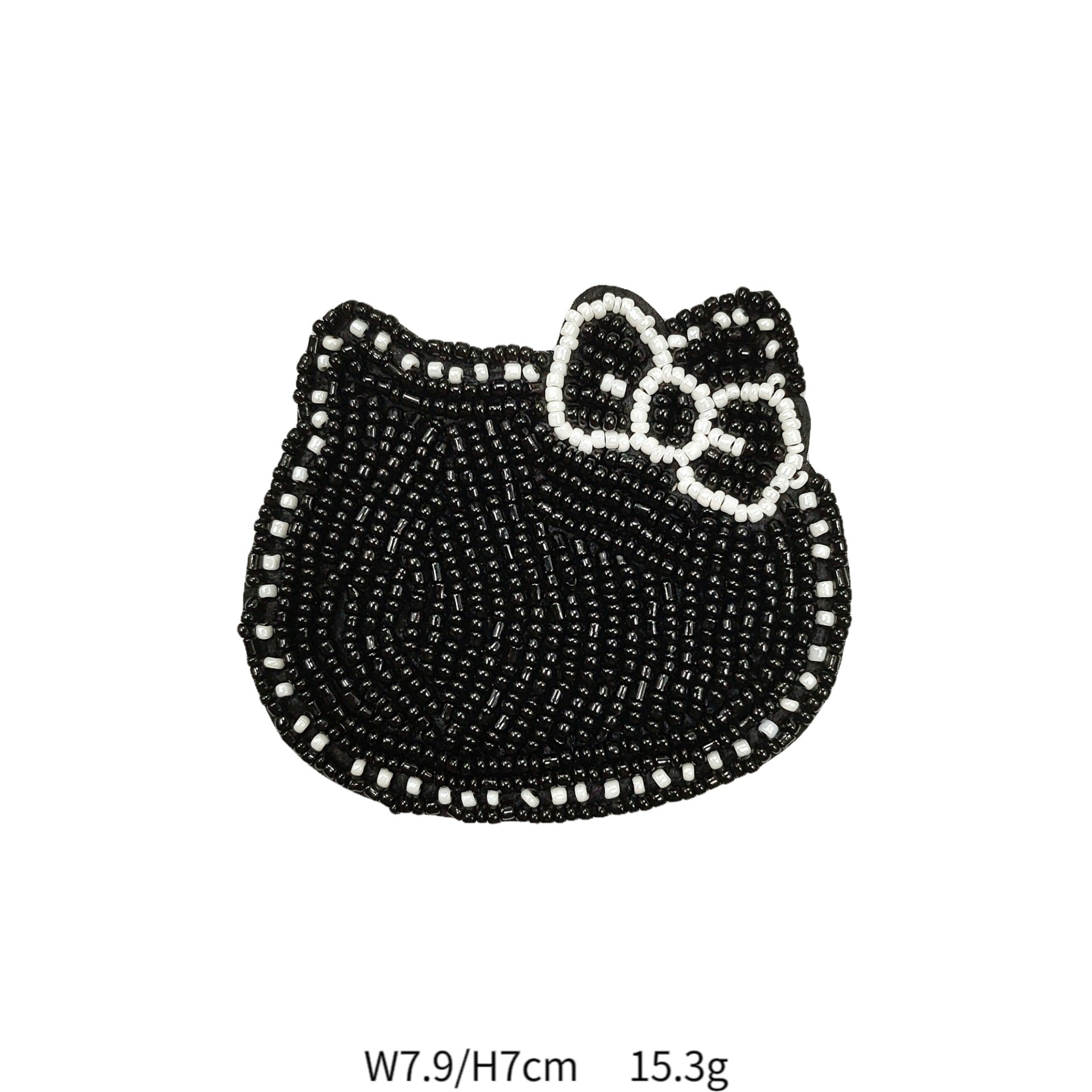 Kitty Cat Slon Koruna Ručně Kamínky Vyšívaná Nálepka 6 Balení