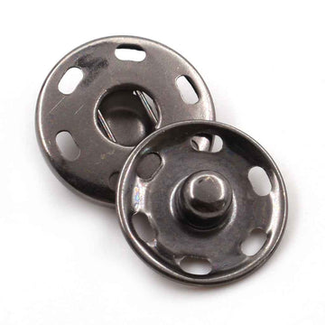 Metal Snap Buttons Fasteners for Clothing & Crafts 60 Pack(3 Colors)