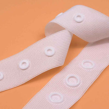 18x18x36mm Spacing Sewing Snap Fastener Tape for Clothing 6 Yards