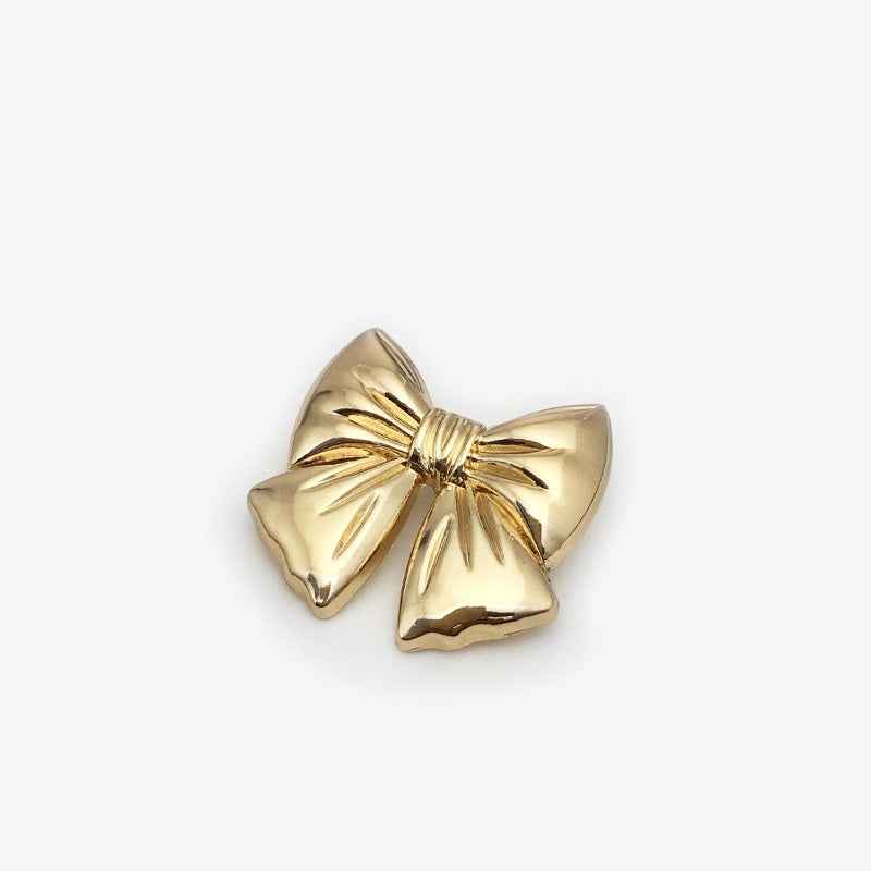 Vintage Gold/Silver/Bronze 3D Bow Buttons for Women's Dresses,30-Pack