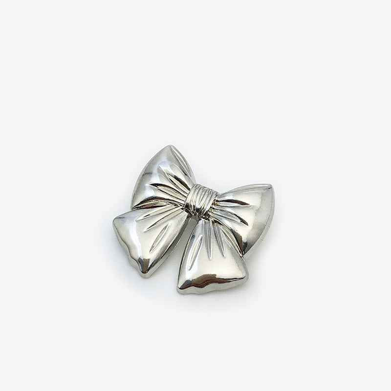 Vintage Gold/Silver/Bronze 3D Bow Buttons for Women's Dresses,30-Pack
