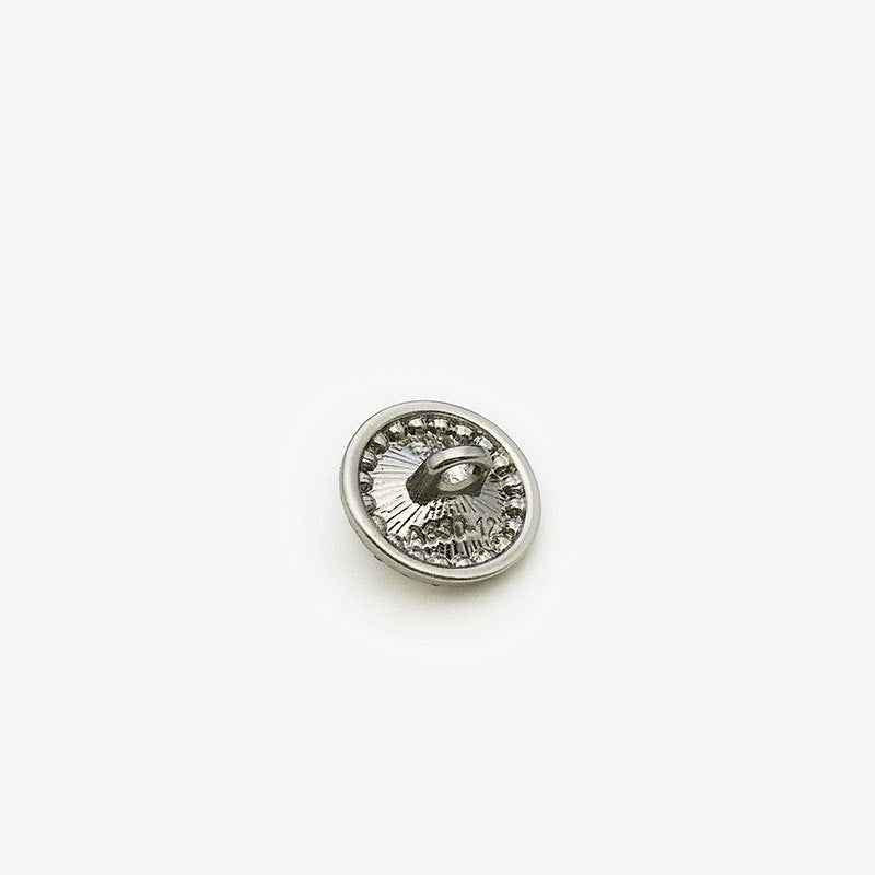 Sparkling Crystal & Rhinestone Metal Shank Buttons – 24-Pack